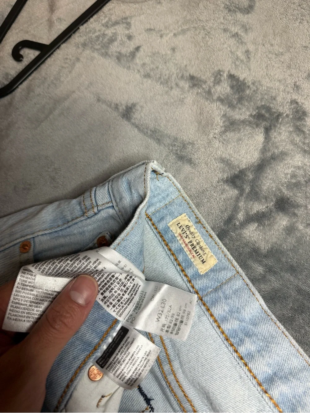 Levi's 501 ‘93 Vintage Light Wash Straight Jeans